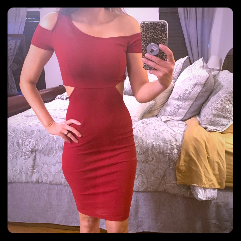 Sexy cut out dress